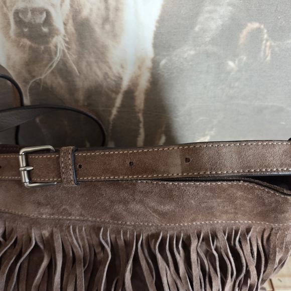 Michael Kors Fringe Suede Shoulder Bag - Picture 9 of 15